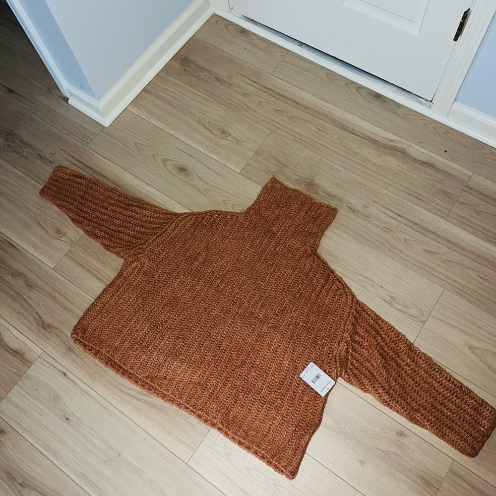 NWT FREE PEOPLE & URBAN OUTFITTERS PAPAYA WINTER MATCHING SET! SWEATER & PANTS! - Picture 11 of 13